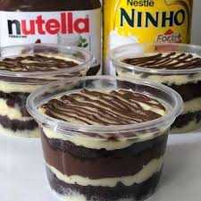 Foto de Bolo de pote ninho com nutella
